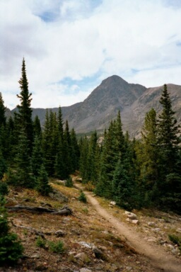 Mount of the Holy Cross seen during the approach to East Creek