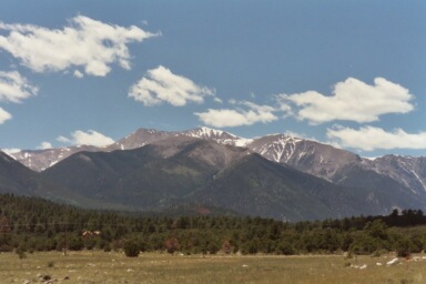 Mount Antero from the highway