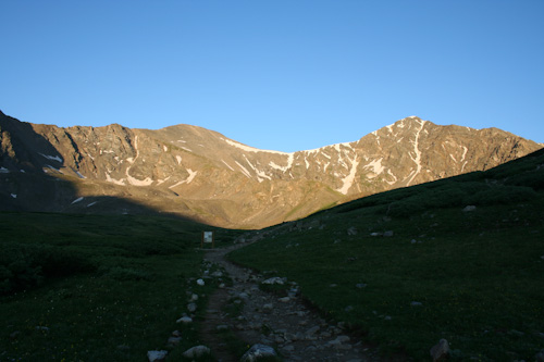 Grays Peak Left and Torreys Peak Right