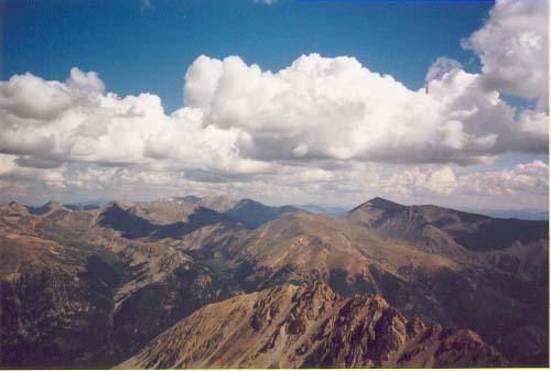 Mount Elbert as seen from La Plata Peak