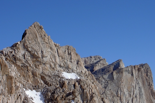 Mt. Muir Foreground and Mt. Whitney Background