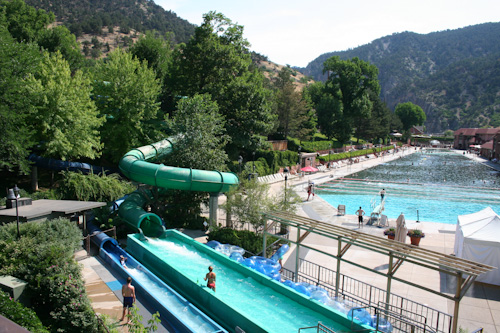 Glenwood Springs Hot Springs pool and water slide