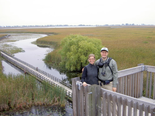 On tower overlooking Point Pelee Marshes